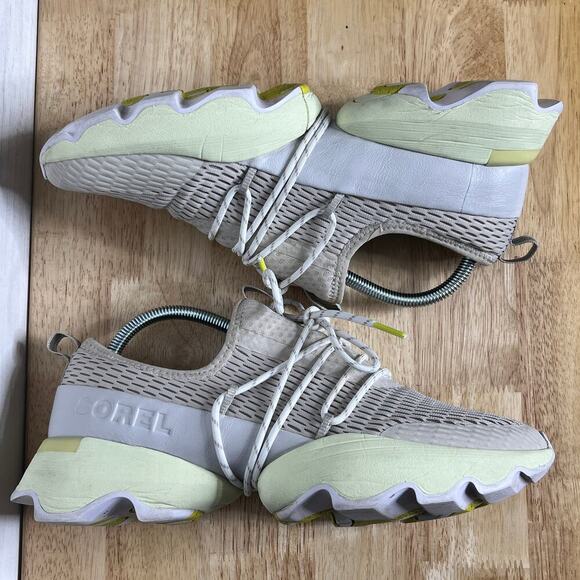 Sorel Kintic Impact Lace Sneakers Stone Moonstone Shoe Size 11 - Picture 7 of 11